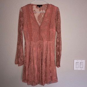 Hope’s Boutique dusty coral dress M